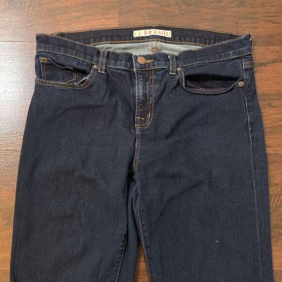 J Brand dark wash slim boot leg Starless jeans size 30 - Picture 3 of 14
